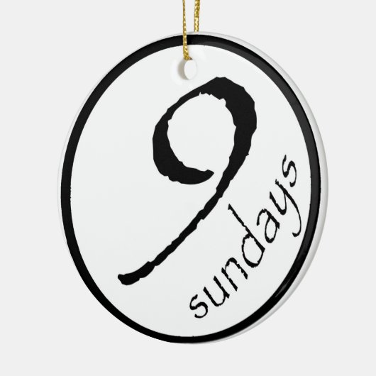 Weihnachten Keramikornament (Links)