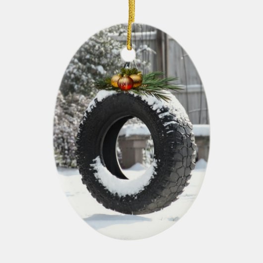 Weihnachten Keramikornament (Vorne)