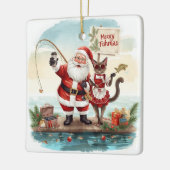 Weihnachten Keramikornament (Links)