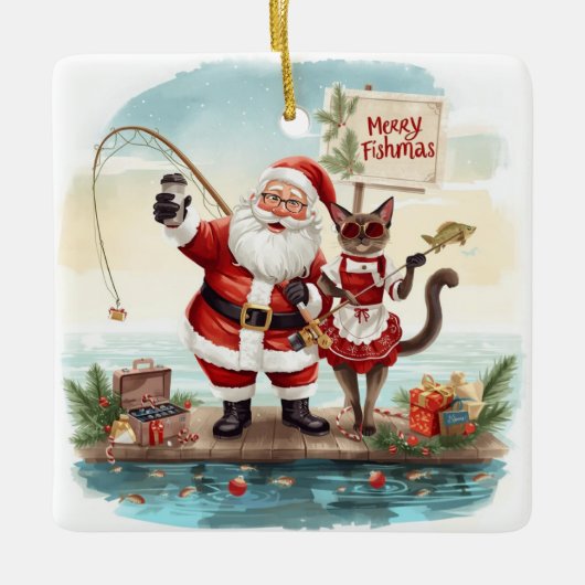 Weihnachten Keramikornament (Vorderseite)