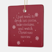 Weihnachten Keramikornament (Links)