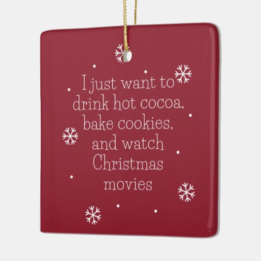 Weihnachten Keramikornament (Links)