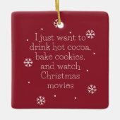 Weihnachten Keramikornament (Vorderseite)