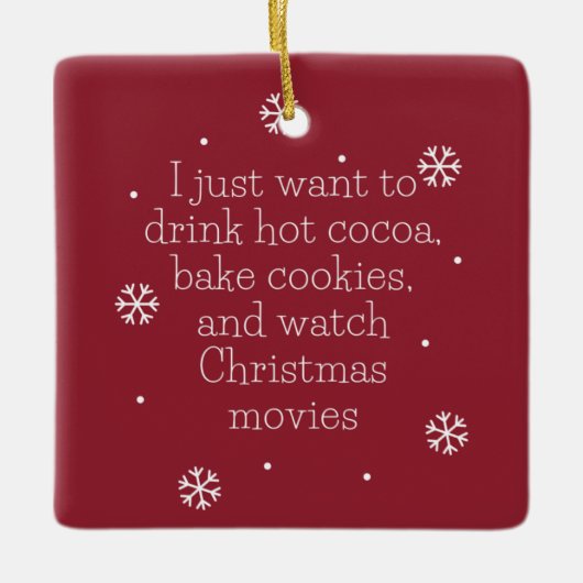 Weihnachten Keramikornament (Vorderseite)