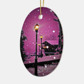 Weihnachten Keramikornament (Links)