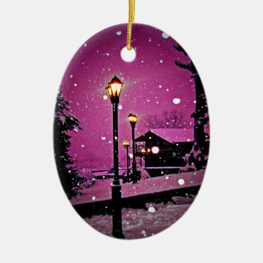 Weihnachten Keramikornament (Vorne)