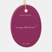 Weihnachten Keramikornament (Hinten)