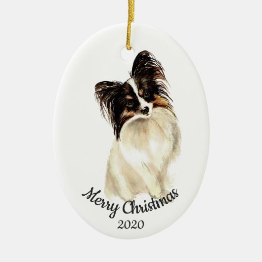 Weihnachten Keramikornament (Vorne)