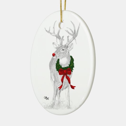 Weihnachten Keramikornament (Links)