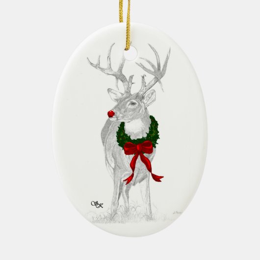 Weihnachten Keramikornament (Hinten)