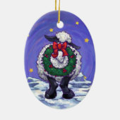 Weihnachten Keramikornament (Hinten)