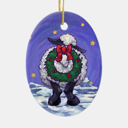 Weihnachten Keramikornament (Hinten)