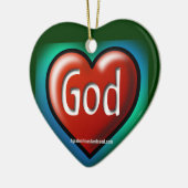 Weihnachten Keramikornament (Links)