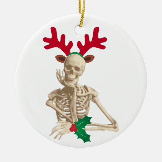 Weihnachten Keramikornament (Vorne)