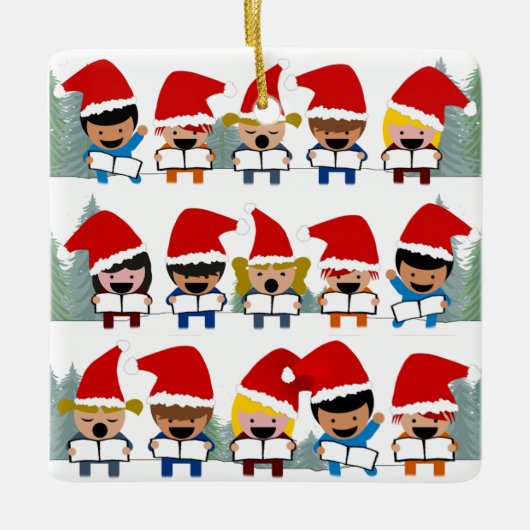 Weihnachten Keramikornament (Vorderseite)