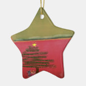 Weihnachten Keramikornament (Links)