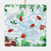 Weihnachten Keramikornament (Rückseite)