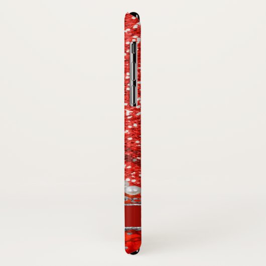 Weihnachten - Ketten, Pelz und Perlen Case-Mate iPhone Hülle (Hinten/Links)