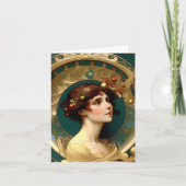 Weihnachten - KI - Jugendstil - C Karte (Vorderseite)