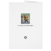 Weihnachten, Kind mit großem Paket (Hinten)