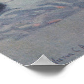 Weihnachten, Kind mit großem Paket Poster (Ecke)