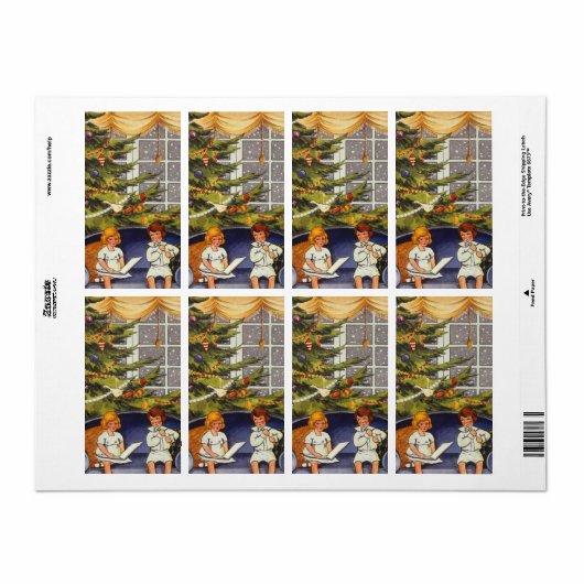 Weihnachten, Kinder auf einer Couch sitzen (Vorne)