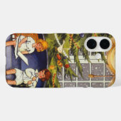 Weihnachten, Kinder auf einer Couch sitzen Case-Mate iPhone Hülle (Rückseite (Horizontal))