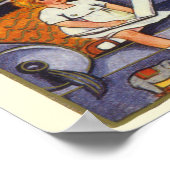 Weihnachten, Kinder auf einer Couch sitzen Poster (Ecke)