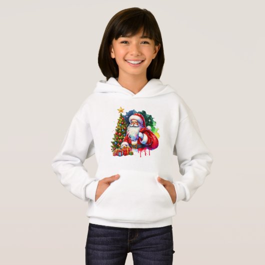 Weihnachten Kinder Hoodie - Festlich und gemütlich (Vorne ganz)