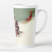 Weihnachten, Kinder Rodeln im Schnee Milchtasse (Rechts)