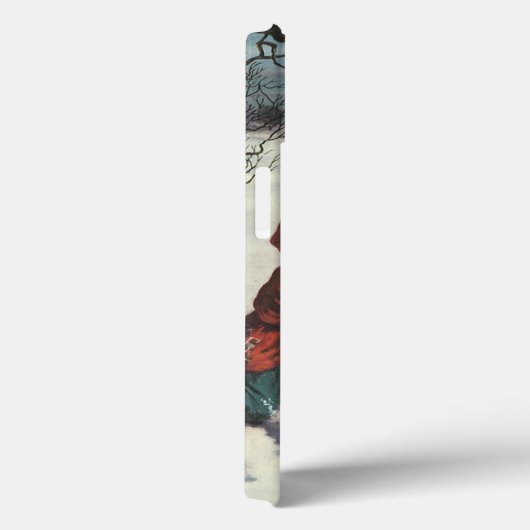 Weihnachten, Kinder Schneeballkampf Case-Mate iPhone Hülle (Rückseite / Rechts)