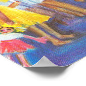 Weihnachten, Kinder und Pinatas in Mexiko Poster (Ecke)