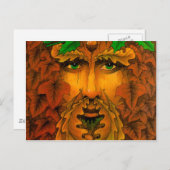 Weihnachten King Postkarte (Vorne/Hinten)