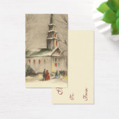 Weihnachten, Kirche im Winter Schnee (Schreibtisch)