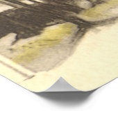 Weihnachten, Kirche im Winter Schnee Poster (Ecke)