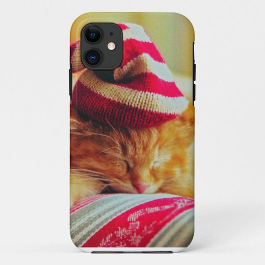 Weihnachten Kitten Case-Mate iPhone Hülle (Rückseite)