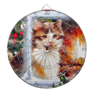 Weihnachten Kitten Dartscheibe