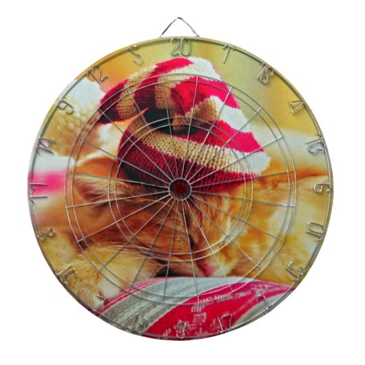 Weihnachten Kitten Dartscheibe (vorne)