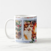 Weihnachten Kitten Kaffeetasse (Links)