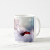 Weihnachten Kitten Kaffeetasse (VorderseiteRechts)