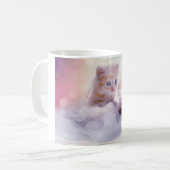 Weihnachten Kitten Kaffeetasse (Vorderseite Links)