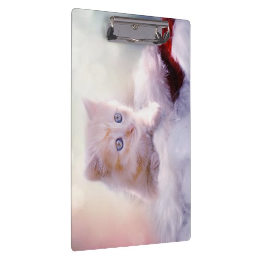 Weihnachten Kitten Klemmbrett (Rechts)