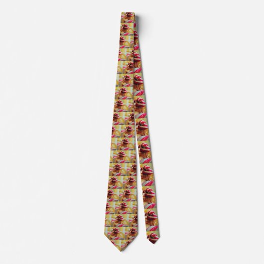 Weihnachten Kitten Krawatte (Vorderseite)