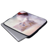 Weihnachten Kitten Laptopschutzhülle (Vorne Knopf)