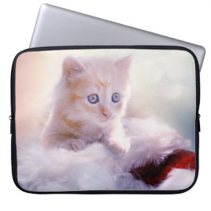 Weihnachten Kitten Laptopschutzhülle