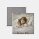 Weihnachten Kitten Magnet (Vorderseite/Rückseite)