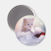 Weihnachten Kitten Magnet (Vorderseite/Rückseite)
