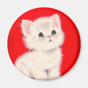 Weihnachten Kitten Magnet