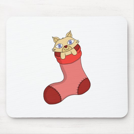 Weihnachten Kitten Mousepad (Vorne)