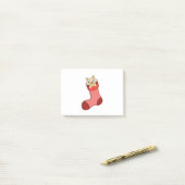 Weihnachten Kitten Post-it Klebezettel (Auf Schreibtisch)